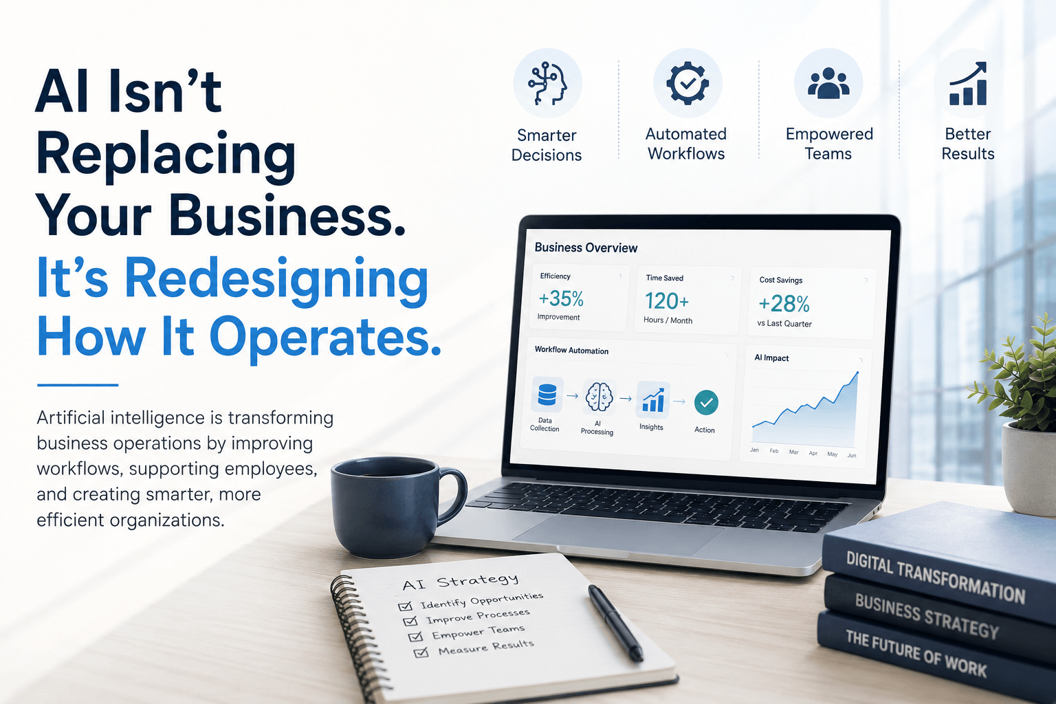 AI Isn't Replacing Your Business. It's Redesigning How It Operates.
